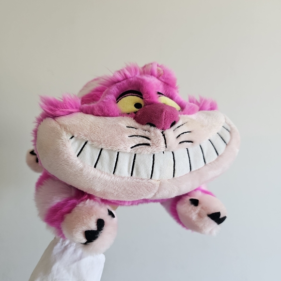 Disney Store Exclusive Cheshire Cat Soft Plush Figure Alice in Wonderland 20" - Picture 7 of 16